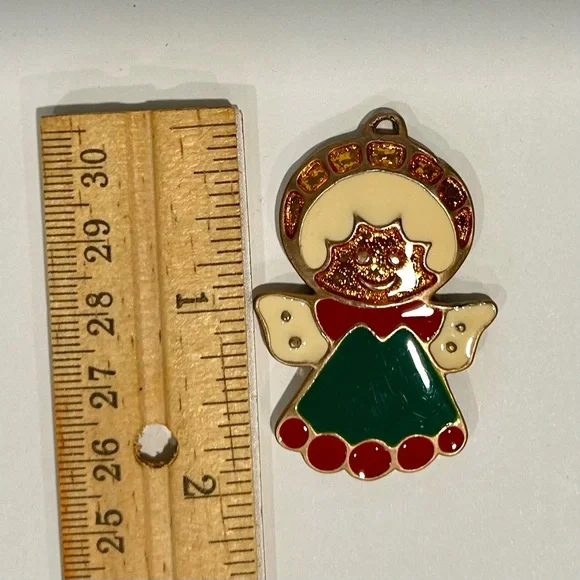 🦋 Wallace Silversmiths — Angel Christmas Cookie boxed ornament (retired) - Picture 3 of 5